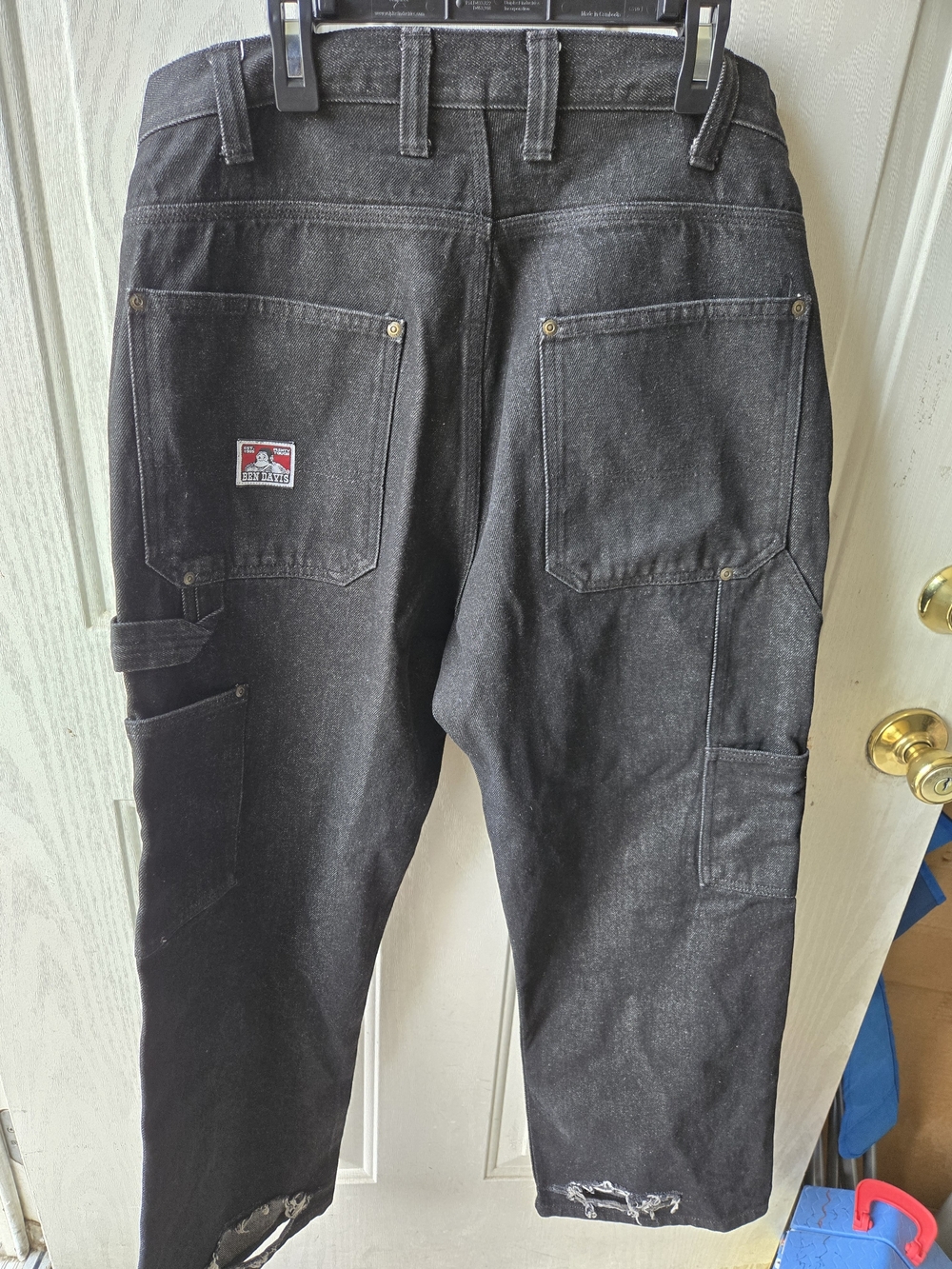 Ben Davis  Men's Black Carpenter Work Pants